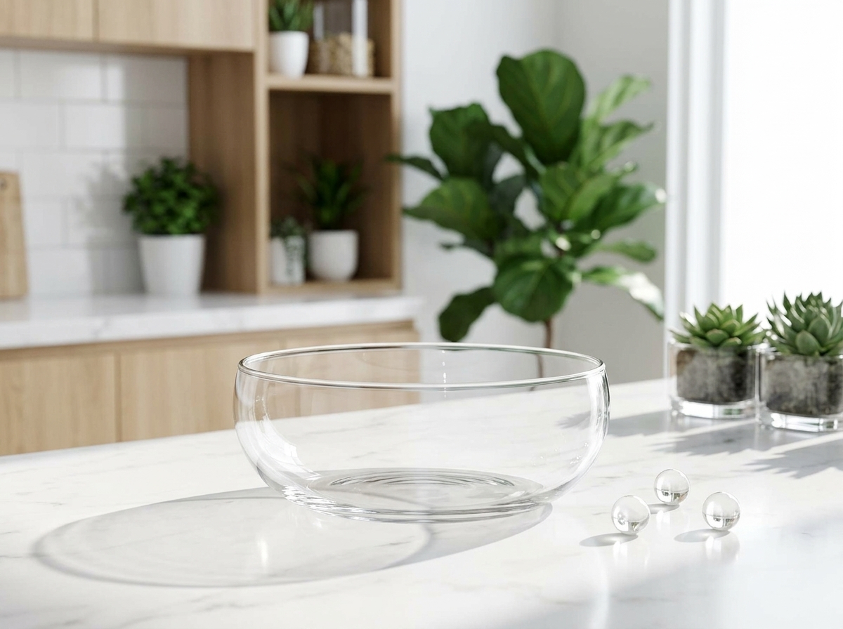 Miss Well Clear Glass Pantry Serving Dish