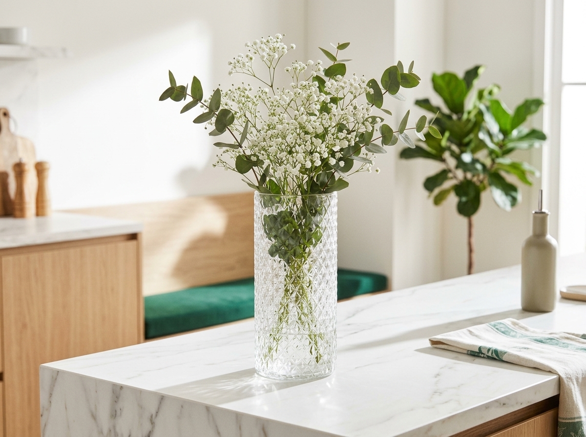 Miss Well Diamond Cut Cylinder Vase