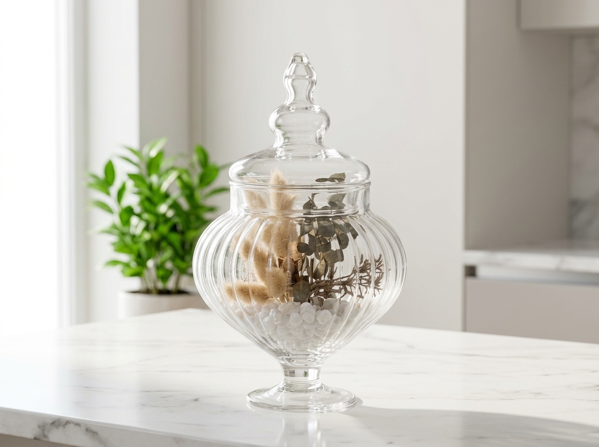 Miss Well Aristocrat Airtight Finial Candy Jar