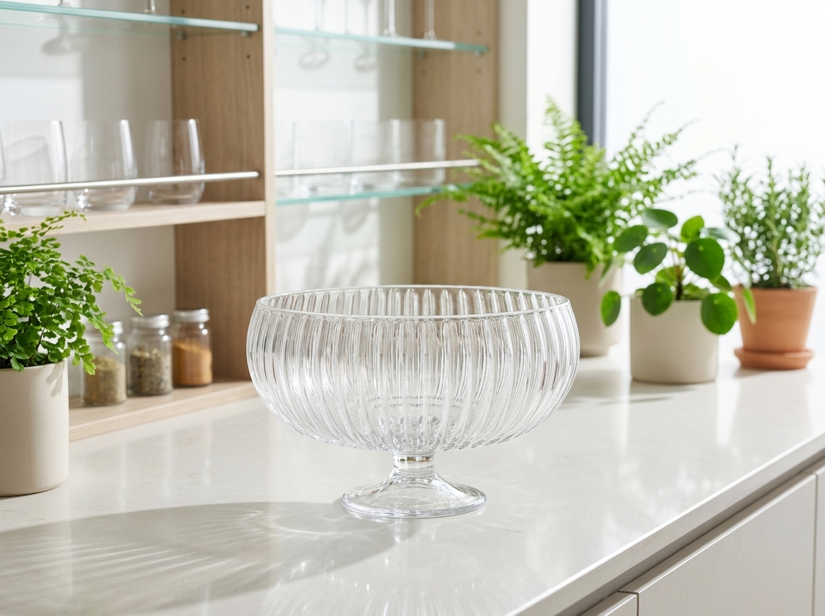 Miss Well Footed Fluted Buffet Compote