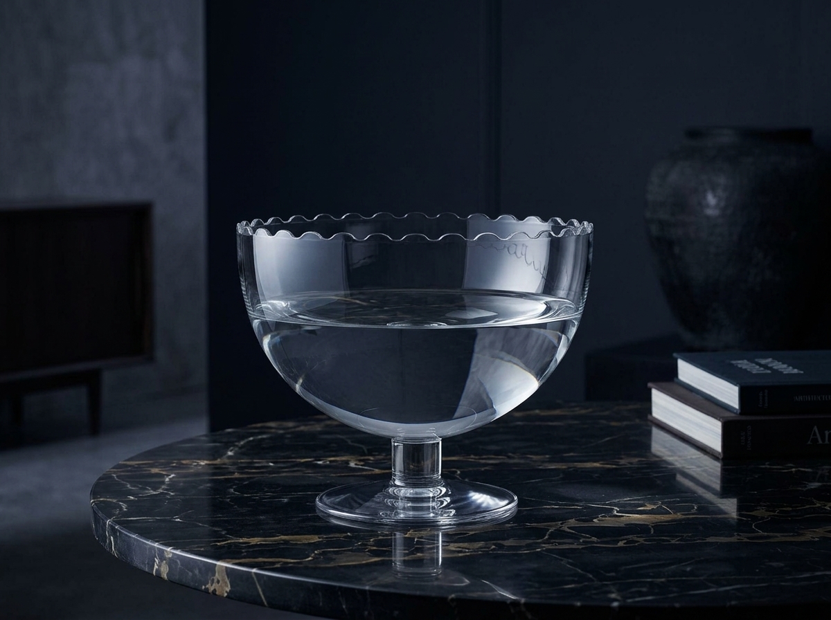 Tullo Diamond Faceted Footed Bowl