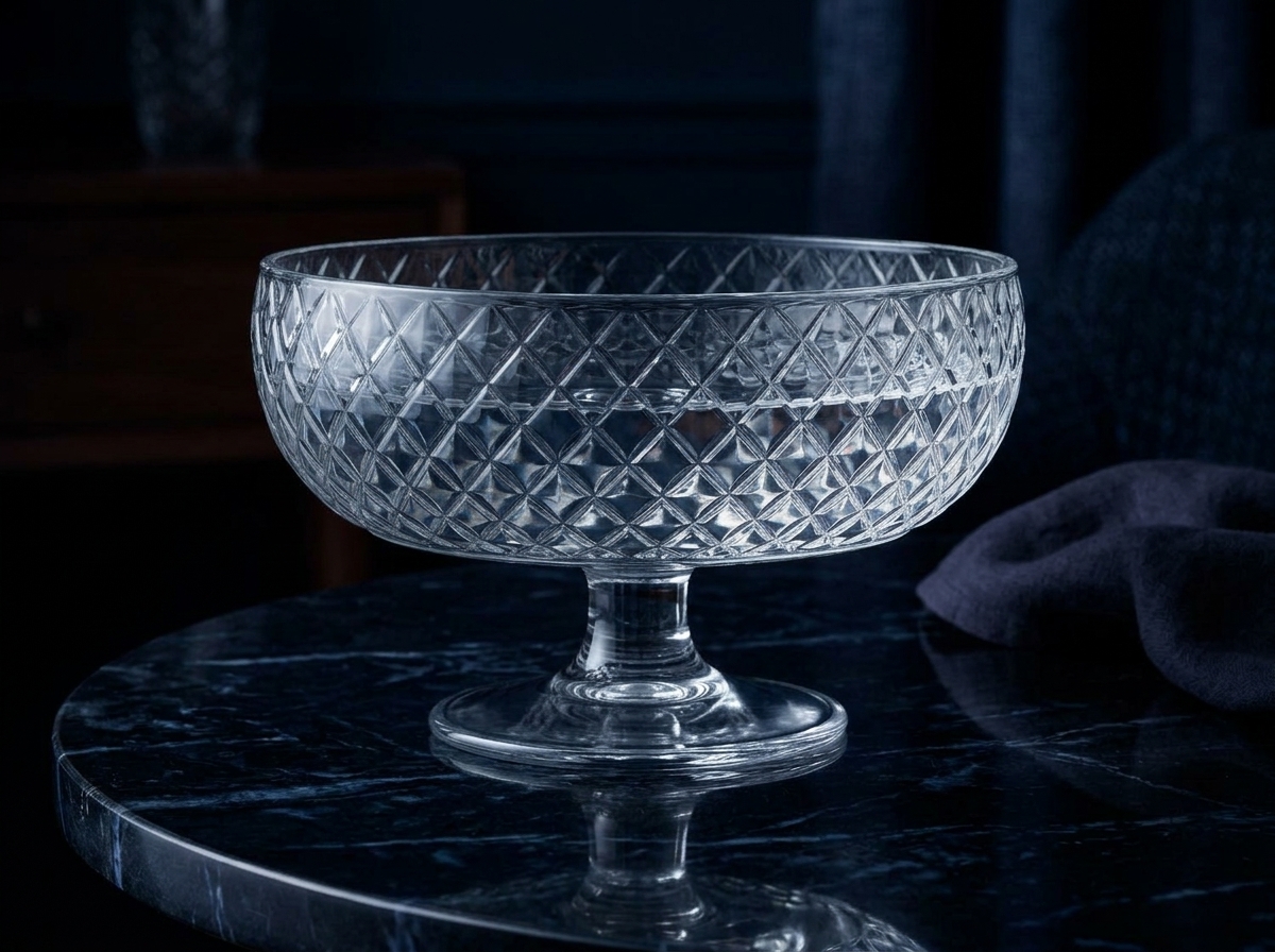 Tullo Royal Diamond Compote Bowl
