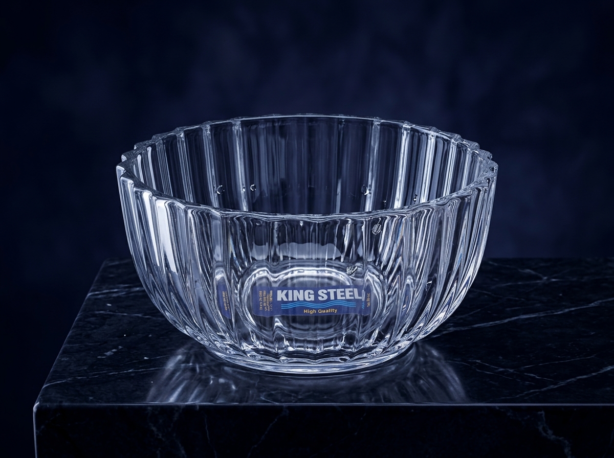 Tullo Deep Linear Crystal Bowl